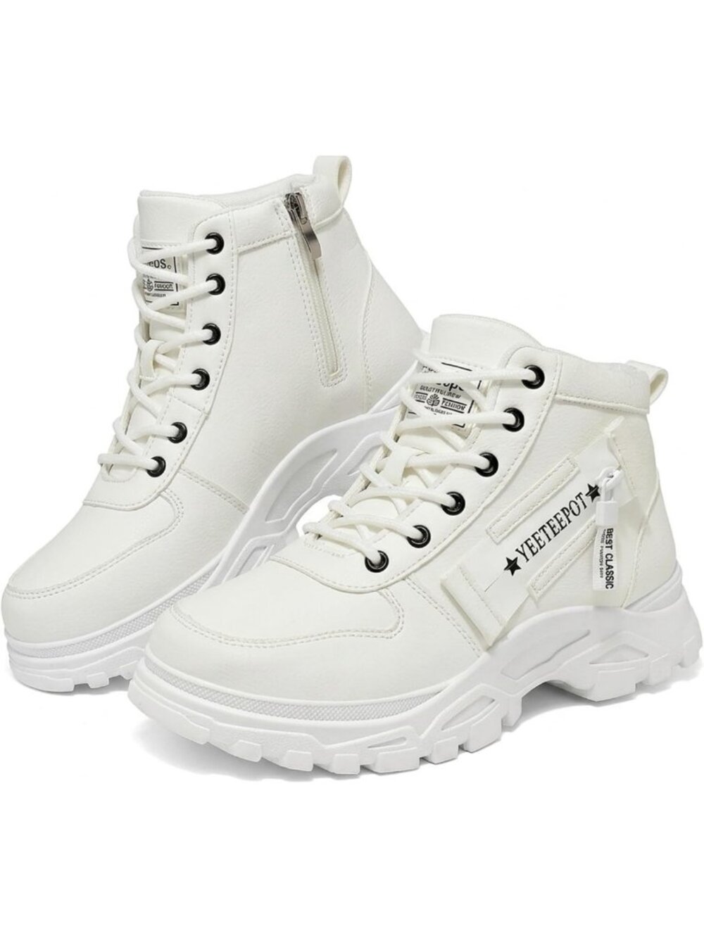 Stylish Women's Lace-Up Ankle Boots - Outdoor Booties, Anti-Slip Sneakers
